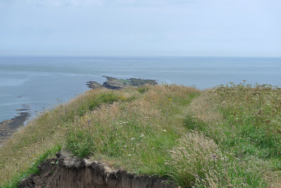Simon and Karen Spavin Sea fishing at Filey Brigg