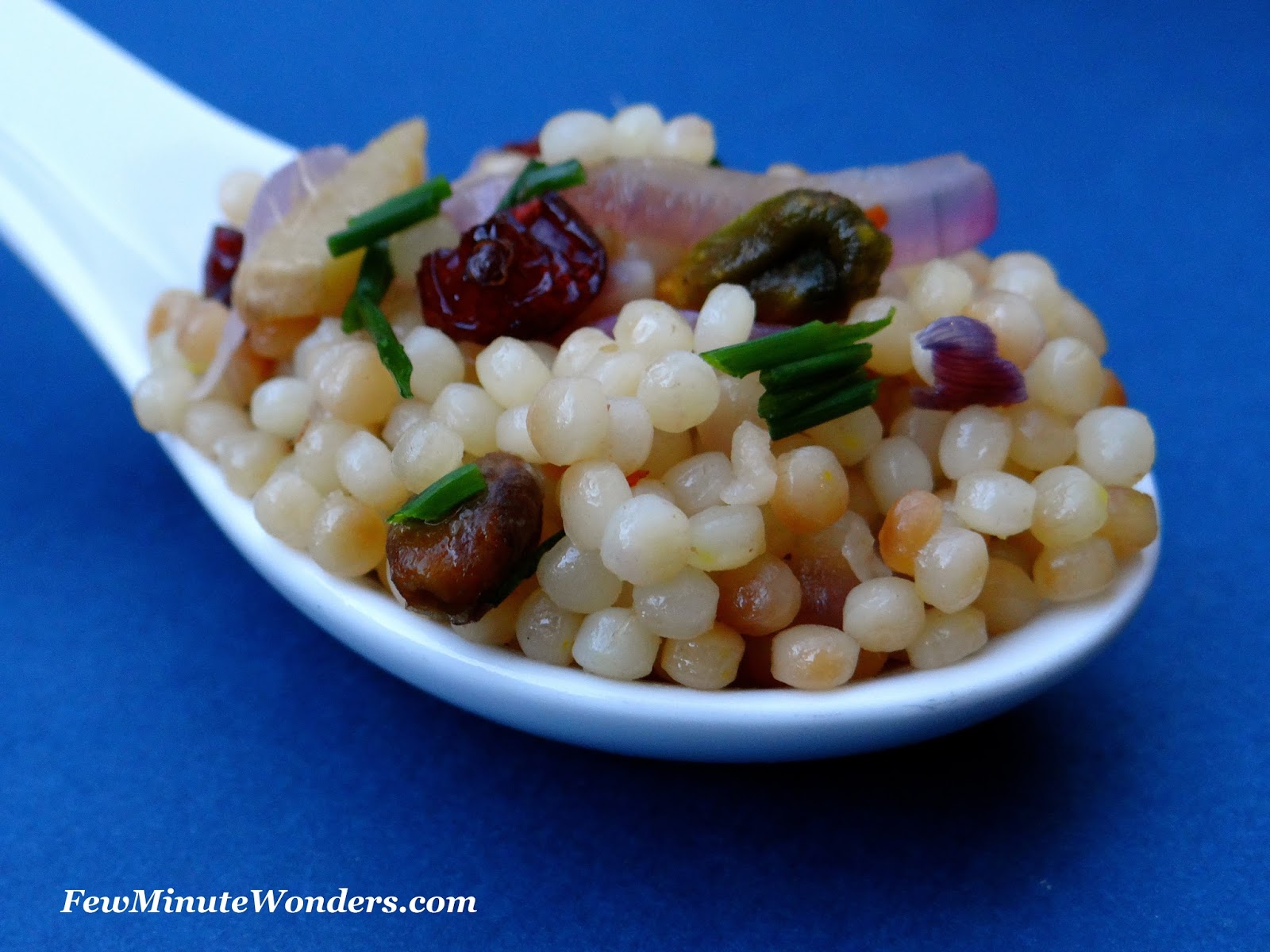 Saffron Pistachios And Cranberry In Israeli Couscous Few Minute Wonders