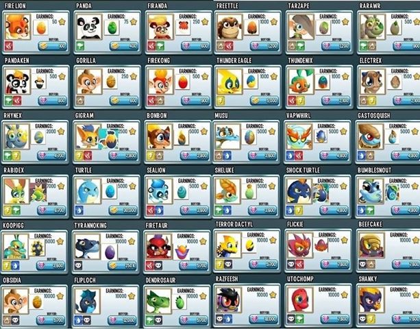 monster legends list of breedable legendary monsters monster legends list of breedable legendary monsters