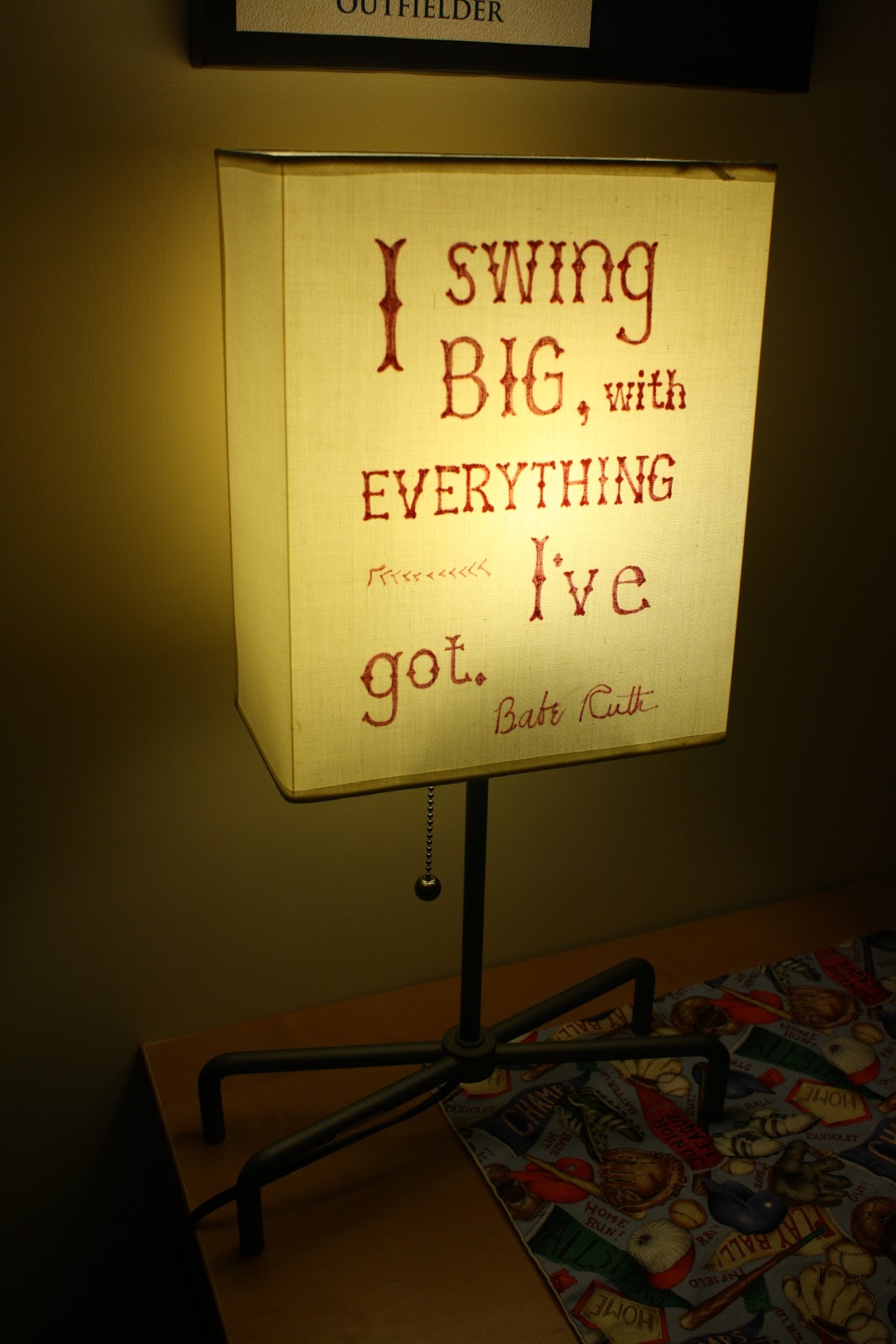 Because Home Should Be Great Homerun! (baseball room reveal)