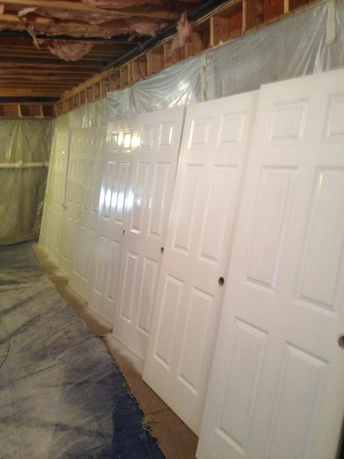 spraying doors, Interior Painting Hanover MA Proctor and Companies