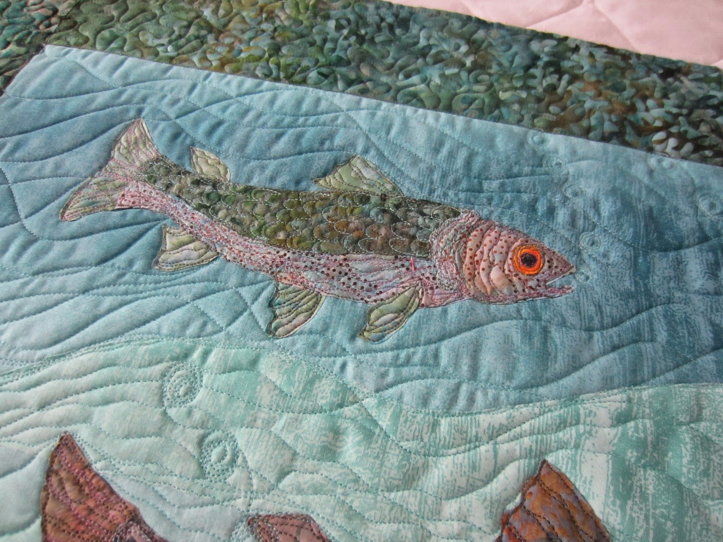 Crafty Sewing & Quilting Getting Up Close with My Quilting Thread Painting