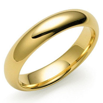 The wedding band is a symbol of a circle of unending love Like a wheel