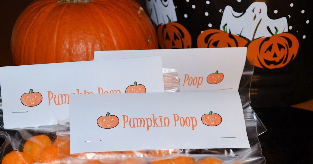 love bug living pumpkin treat bags 30 per page labels