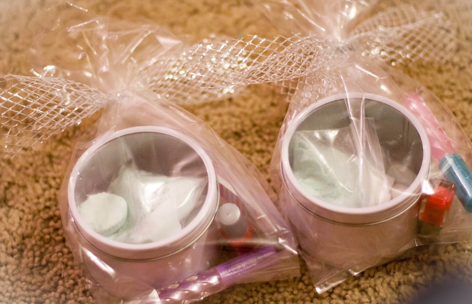 Spa Day Party Favors and Food My Insanity