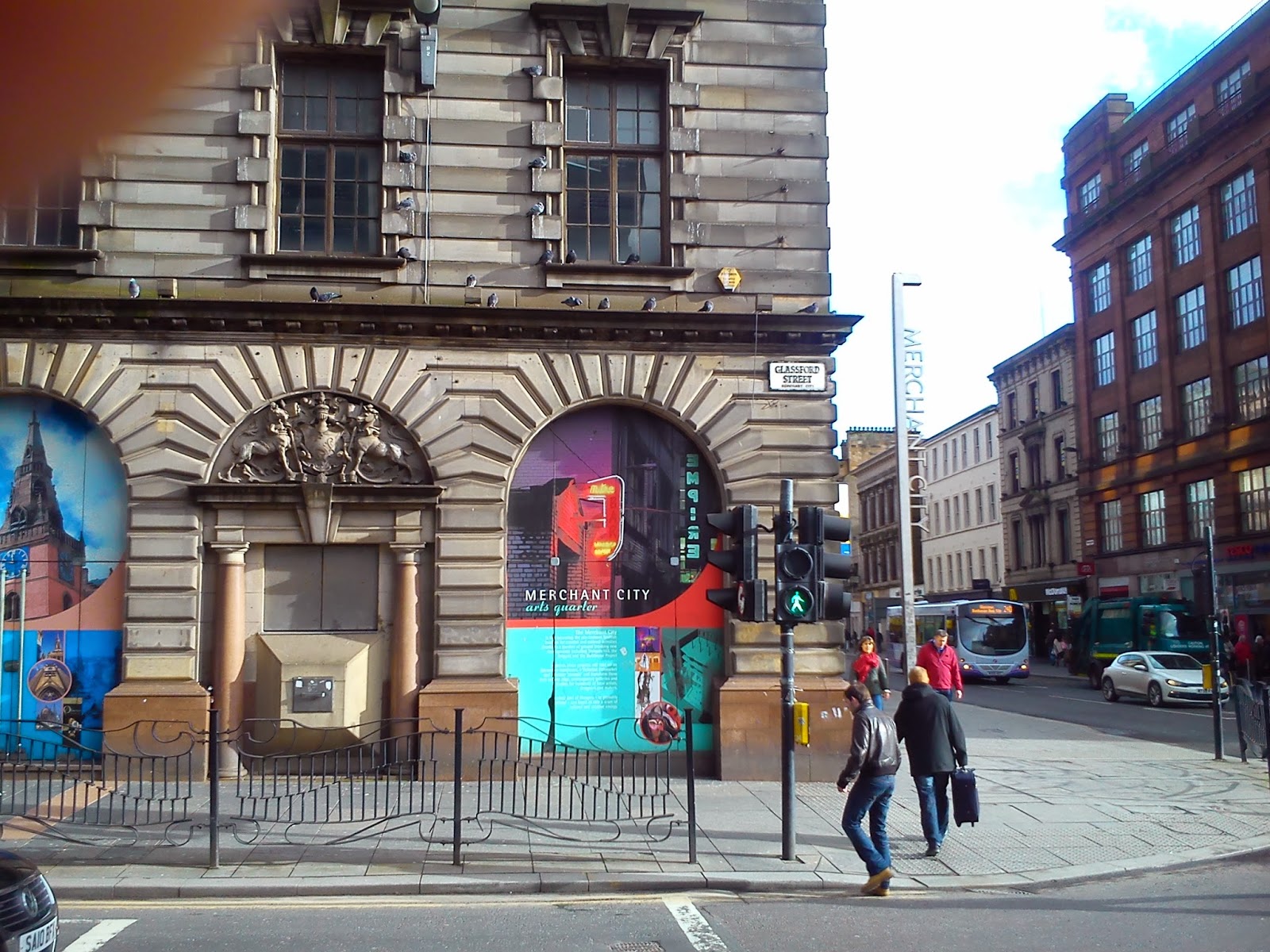Cycle Infrastructure in Glasgow Merchant City Part 1