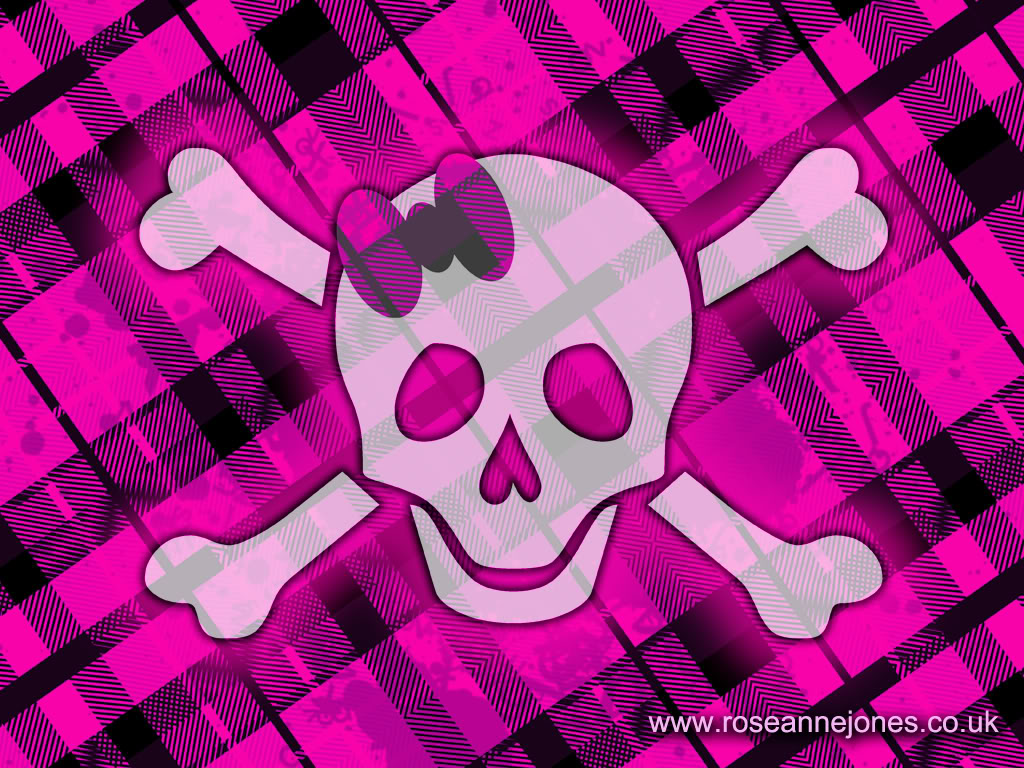 Pink skulls wallpaper |Clickandseeworld is all about Funny|Amazing