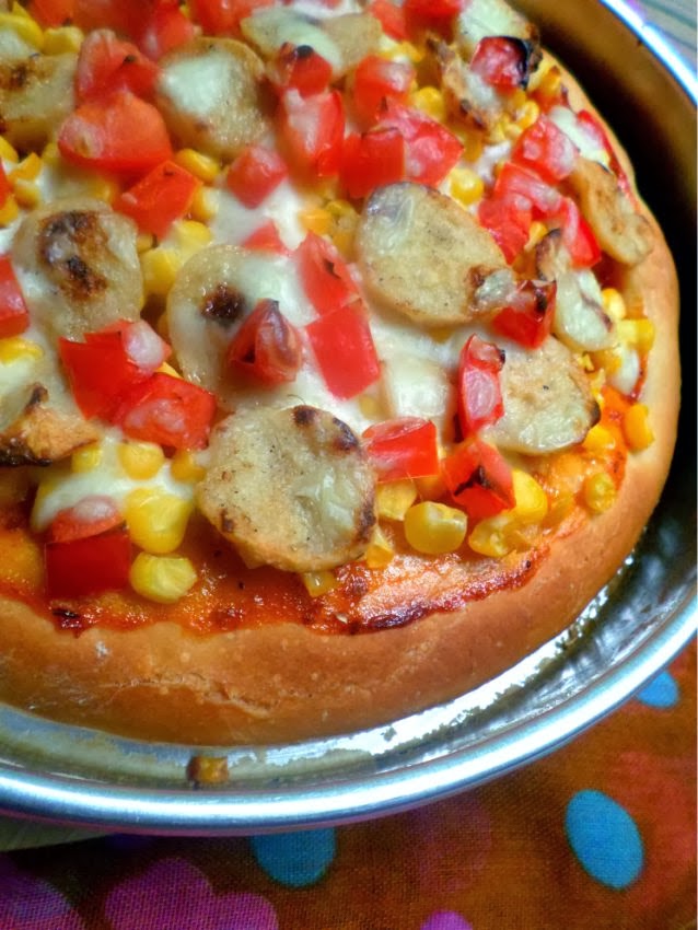 Amal's Kitchen Simple & Easy Recipes Homemade Pizza with White Sauce