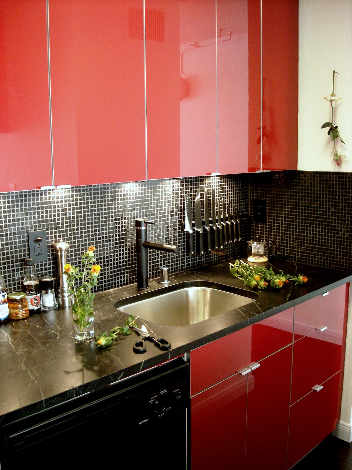 Susannah West Interior Design SIMPLICITY (AKA the IKEA RED KITCHEN)