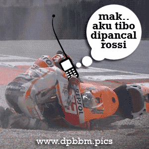 DP BBM gambar marquez tibo dipancal rossi