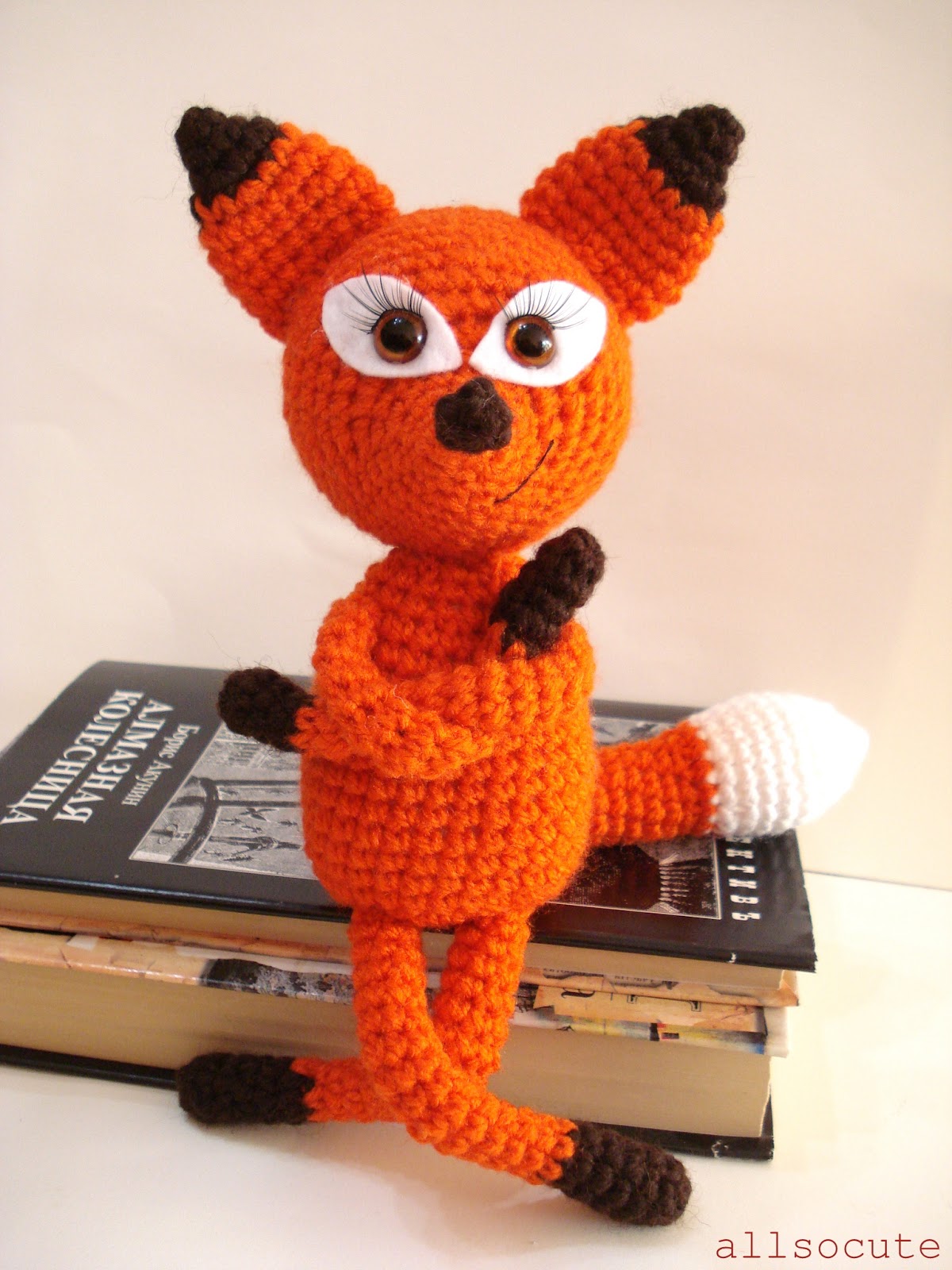 AllSoCute Amigurumis: Amigurumi Fox, Crochet Fox Pattern