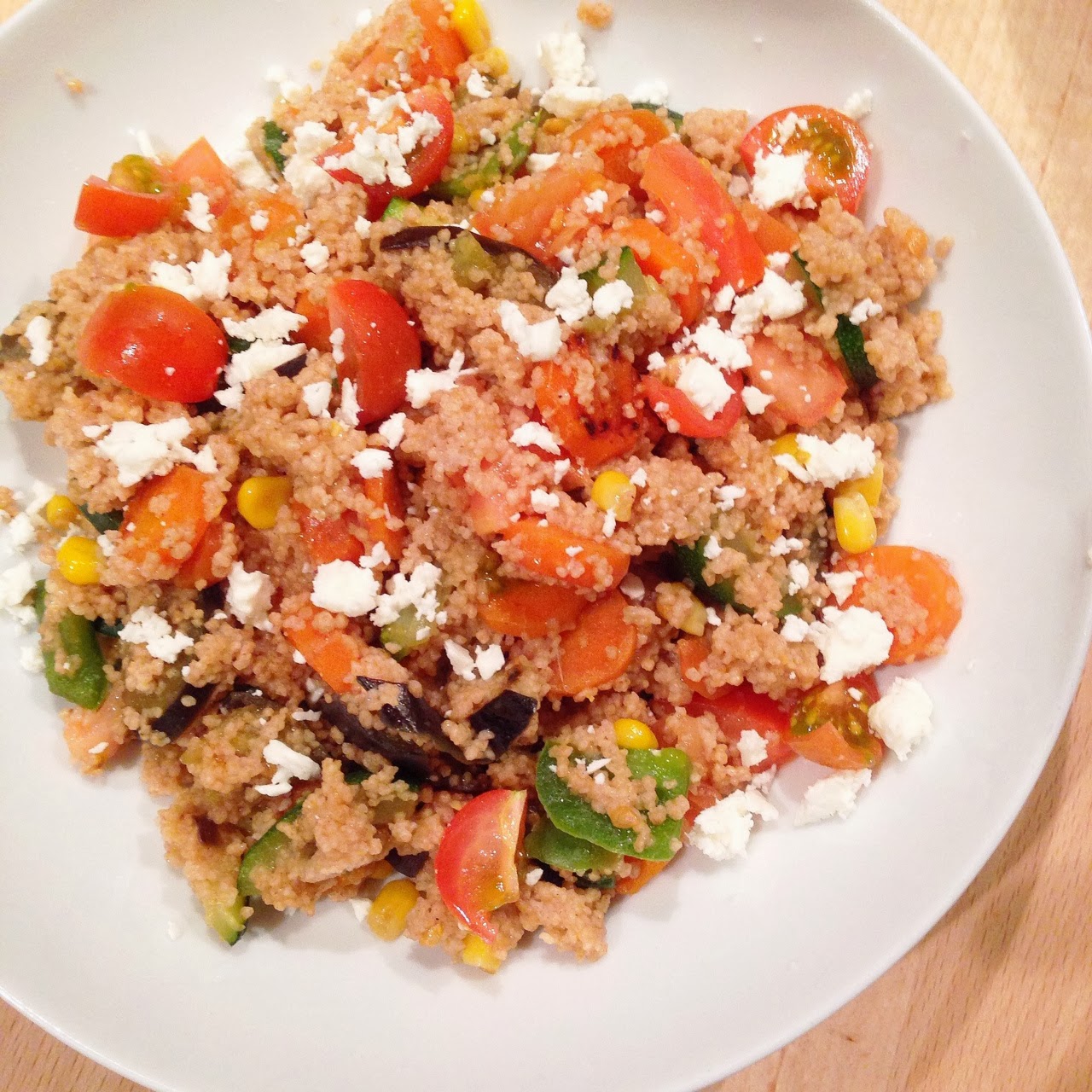Healthy Living in Heels Sort of Mexican Couscous (V)