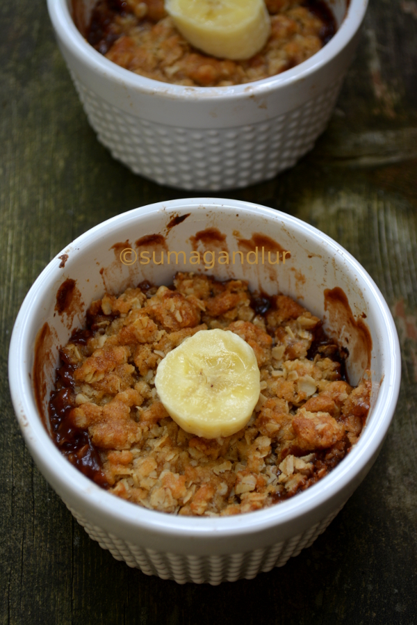 Veggie Platter Banana Crisp