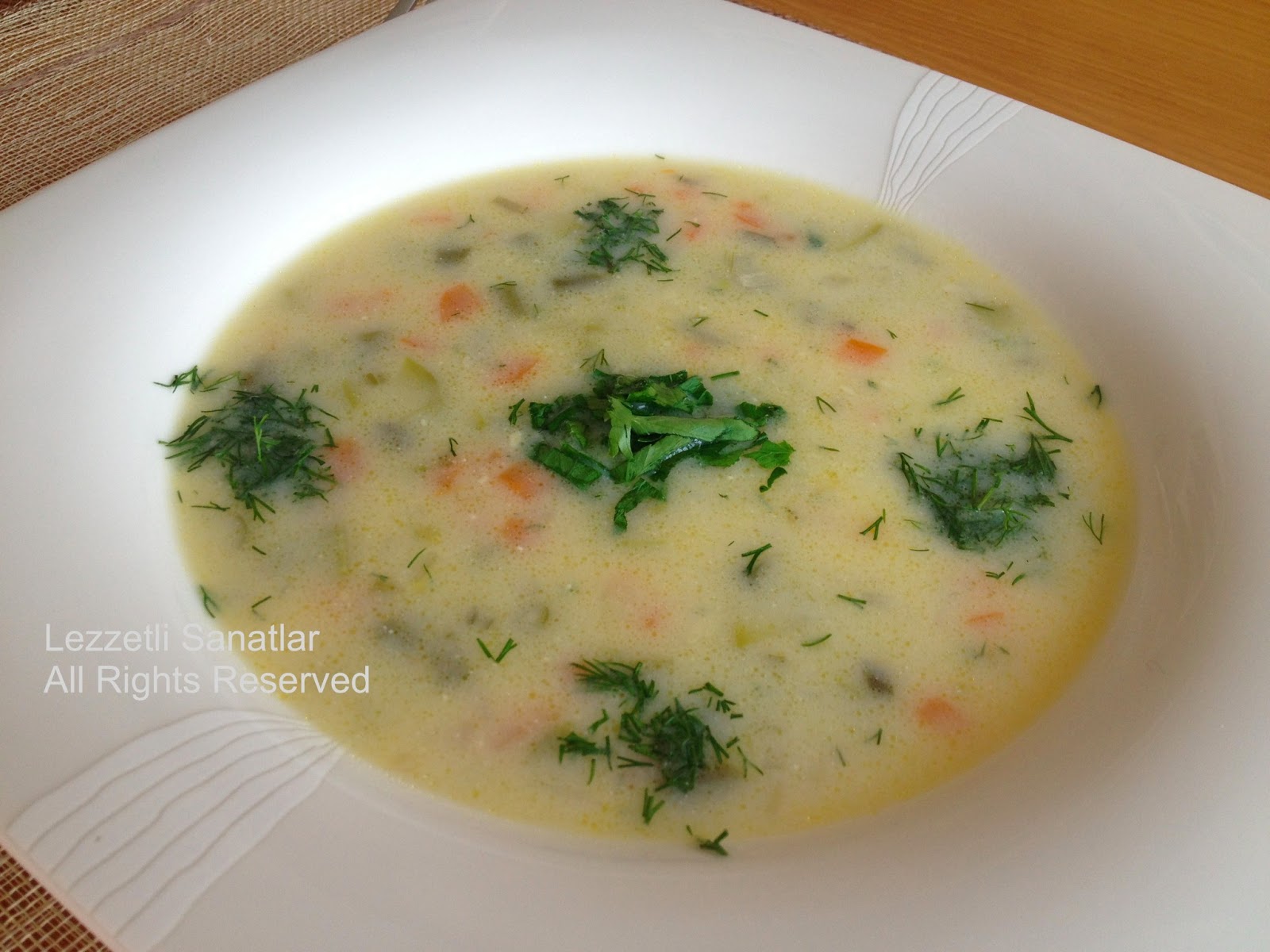 Lezzetli Sanatlar TERBİYELİ SEBZE ÇORBASI