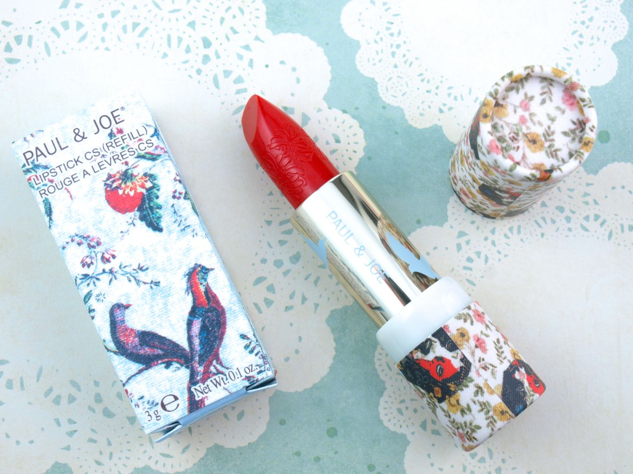 Paul & Joe Sparkles Collection Lipstick Case 019 & Lipstick Refill 086: Review and Swatches