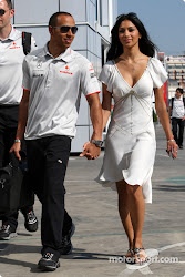 Nicole Scherzinger és Lewis Hamilton