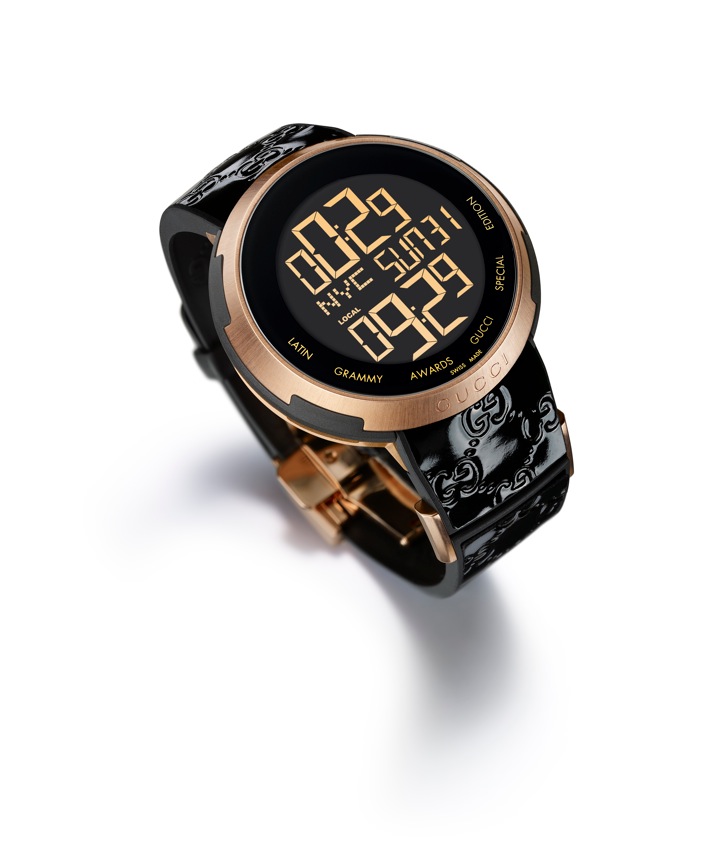 gucci digital watch grammy edition