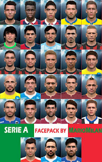 PES 2016 Big Serie A facepack by MarioMilan