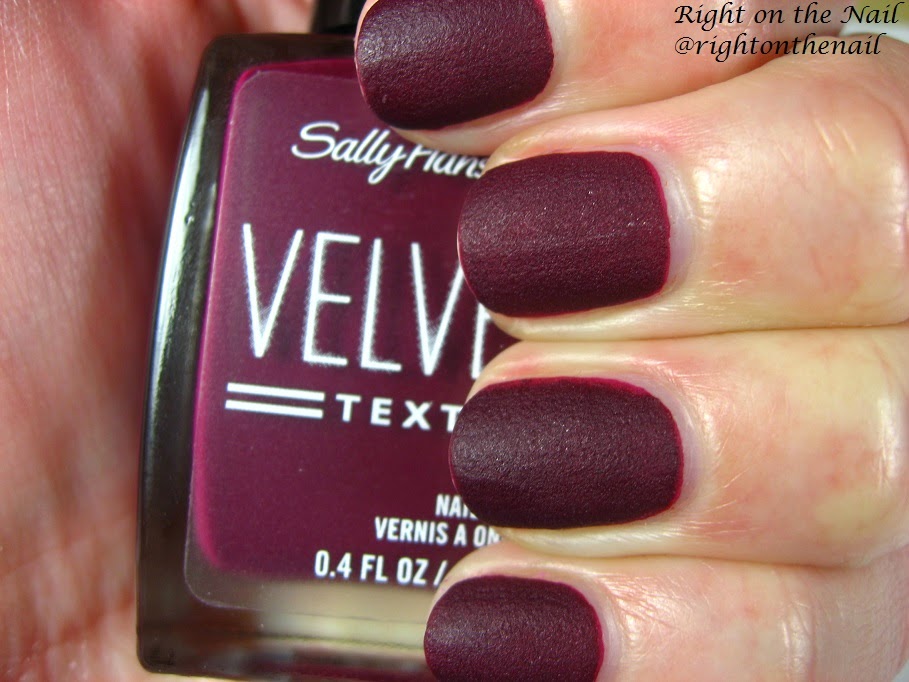 1. Sally Hansen Velvet Texture Nail Color - wide 1
