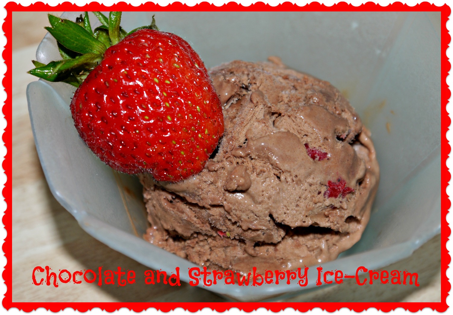 Inside the Wendy House Making Strawberry and Chocolate Ice Cream