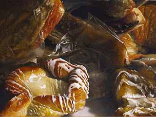 Dulces y Ricas Donas Pintura Realista