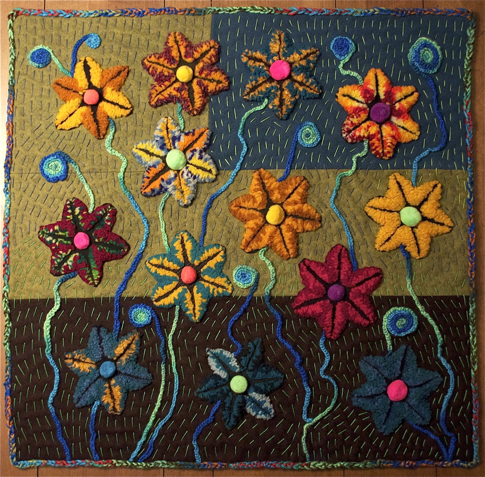 Inspired flowers Art quilts, Quilts, Quilters