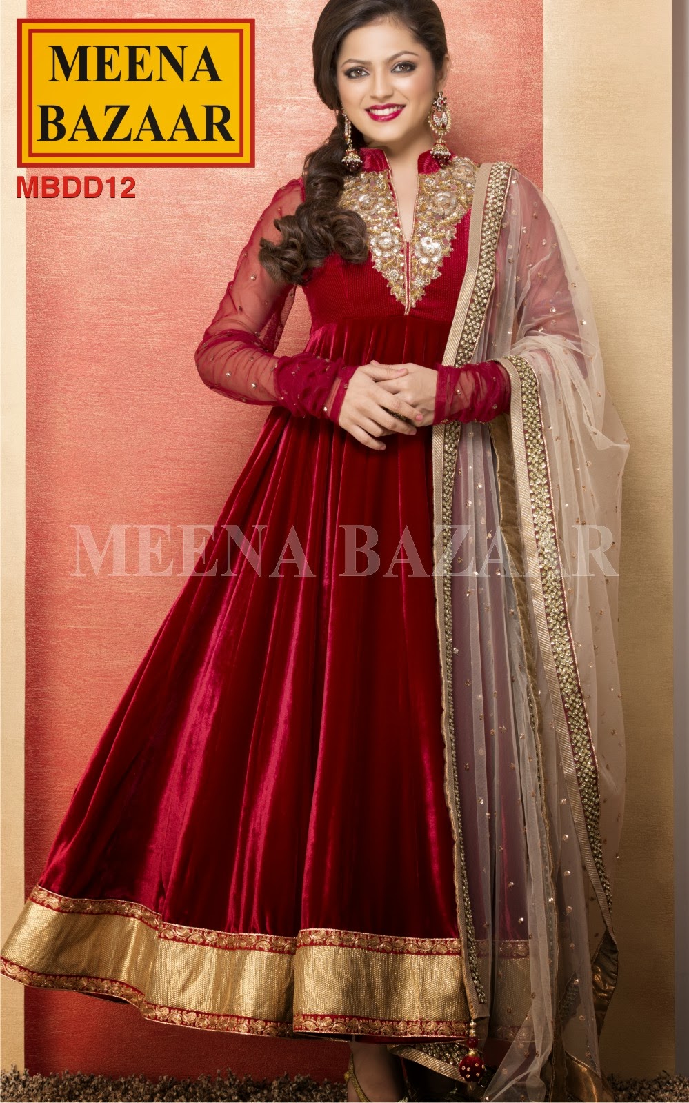 Drashti Dhami Dresses Madhubala Collection from Meena Bazaar 2013