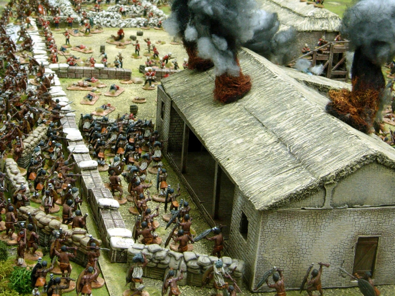 Wargaming with Silver Whistle Rorke's Drift part 4 THE FIGHT FOR THE