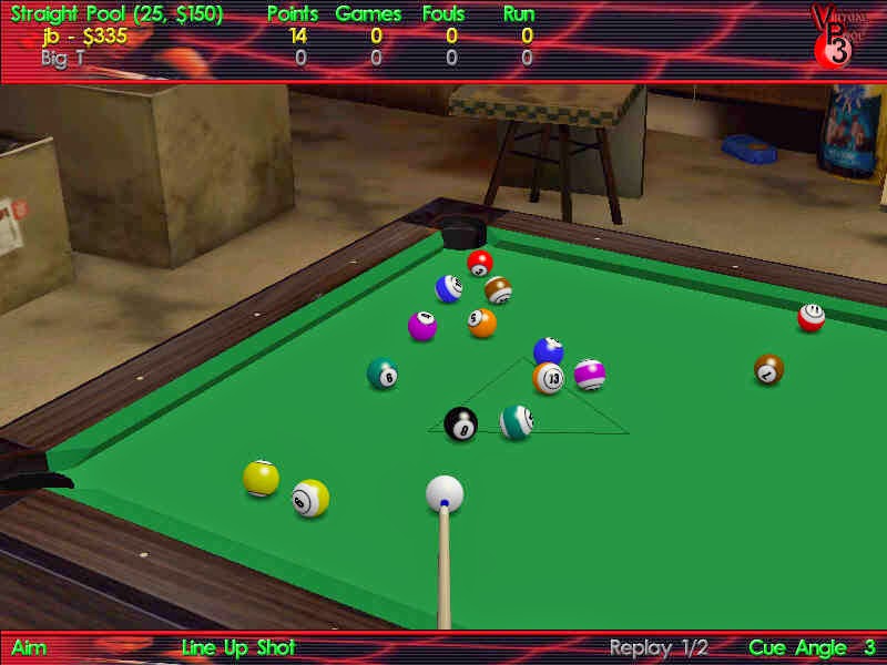 Game Virtual Pool Hall
