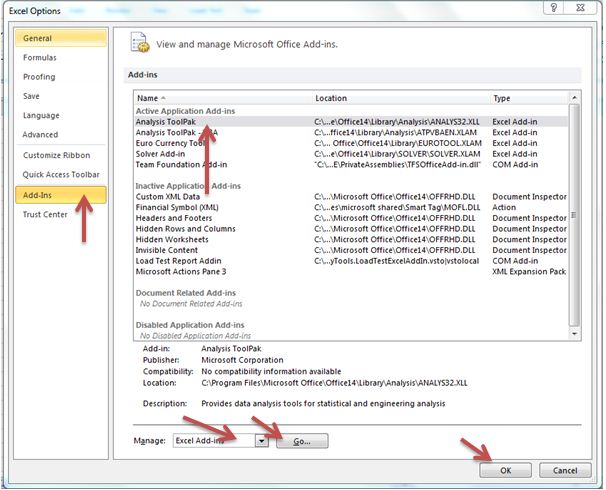how to add analysis toolpak in excel 2007 how to add analysis toolpak in excel 2007