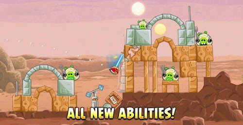Screen Shot Of Angry Birds Star Wars (2012) Full PC Game Free Download With Patch At worldfree4u.com