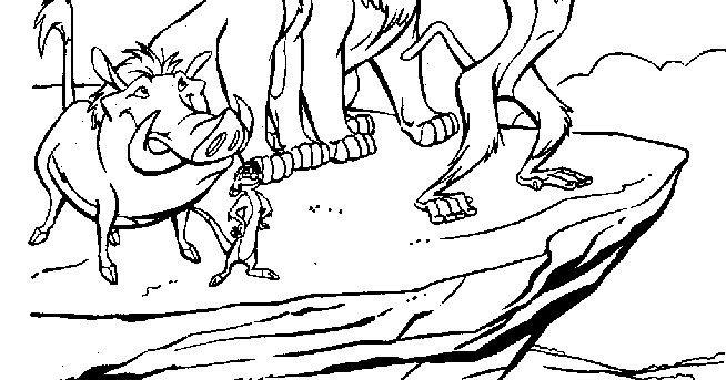 Drawing characters from the lion king coloring ~ Child Coloring