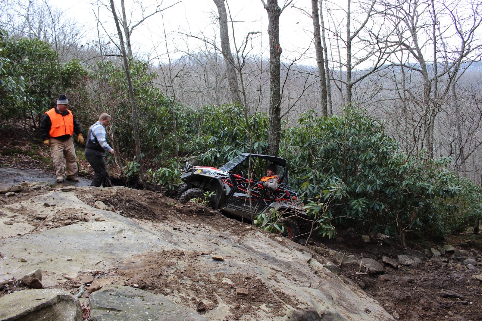 Cumberland Gal New Years Day Ride Four Wheeling at Tackett Creek