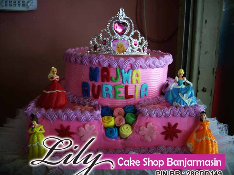 Lily Cake Shop Banjarmasin KUE ULTAH TEMA PRINCESS Lily Cake Shop Banjarmasin KUE ULTAH TEMA PRINCESS