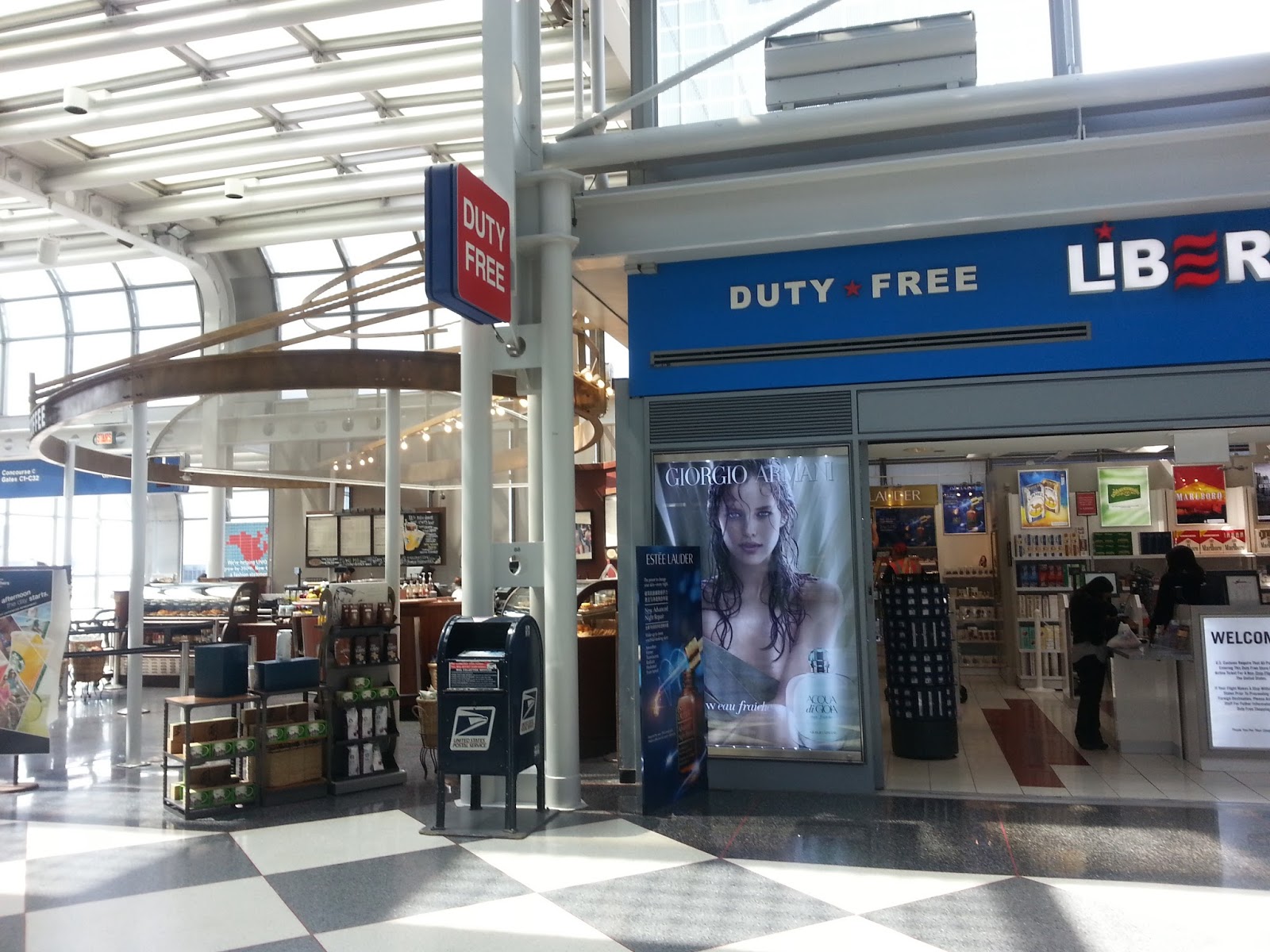One Postcard a Day Airport Mailboxes Chicago