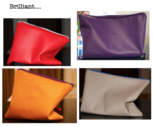 I love these pouch/clutch style bags from American Apparel!