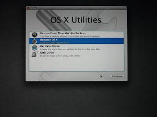 Reinstall OS X