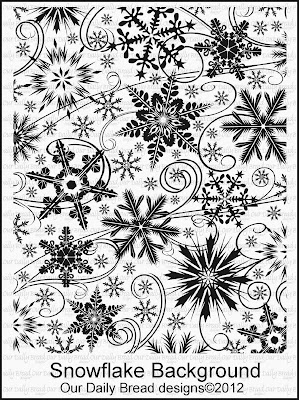 Stamps - Our Daily Bread Designs Snowflake Background Stamps - Our Daily Bread Designs Snowflake Background