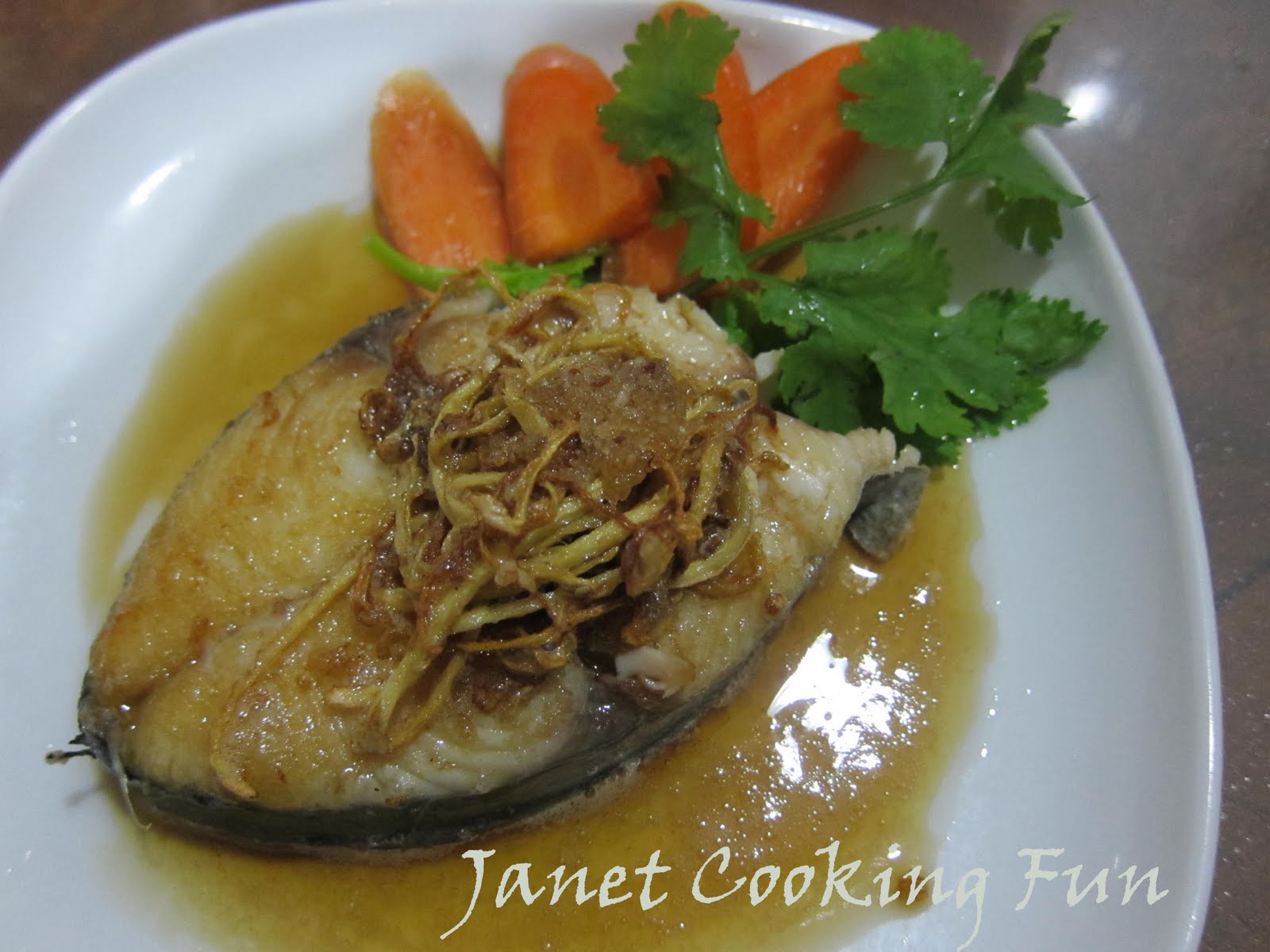 Wooi 's Blog Fish Recipe Ginger Fish in Sesame Oil