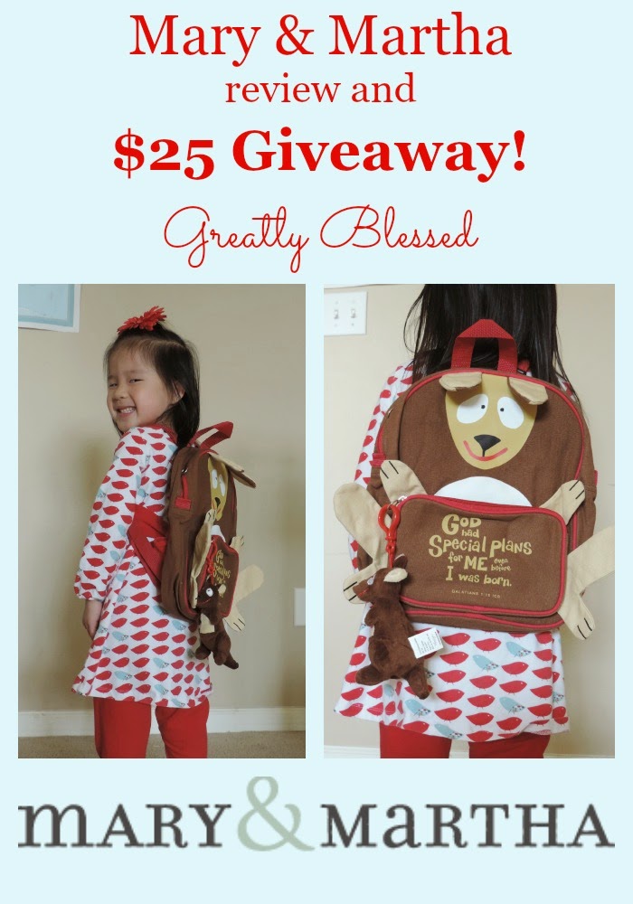 Greatly Blessed Mary & Martha review and giveaway