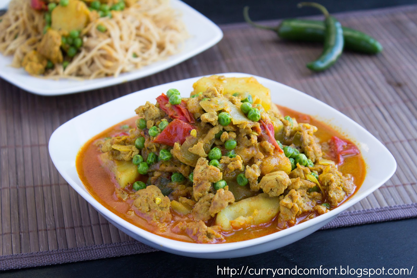Calories In Curry Chicken And Rice And Peas