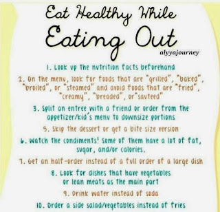 www.healthyfitfocused.com, tips for eating out