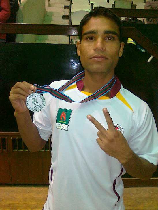Nadeem Yousuf Got silver medal in National Games 2010
