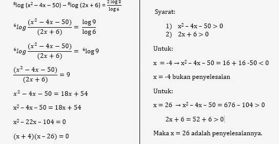 Tentukan Nilai X Yang Memenuhi Persamaan Eksponen Berikut A 36 X 6 3 2x 30 Brainly Co Id