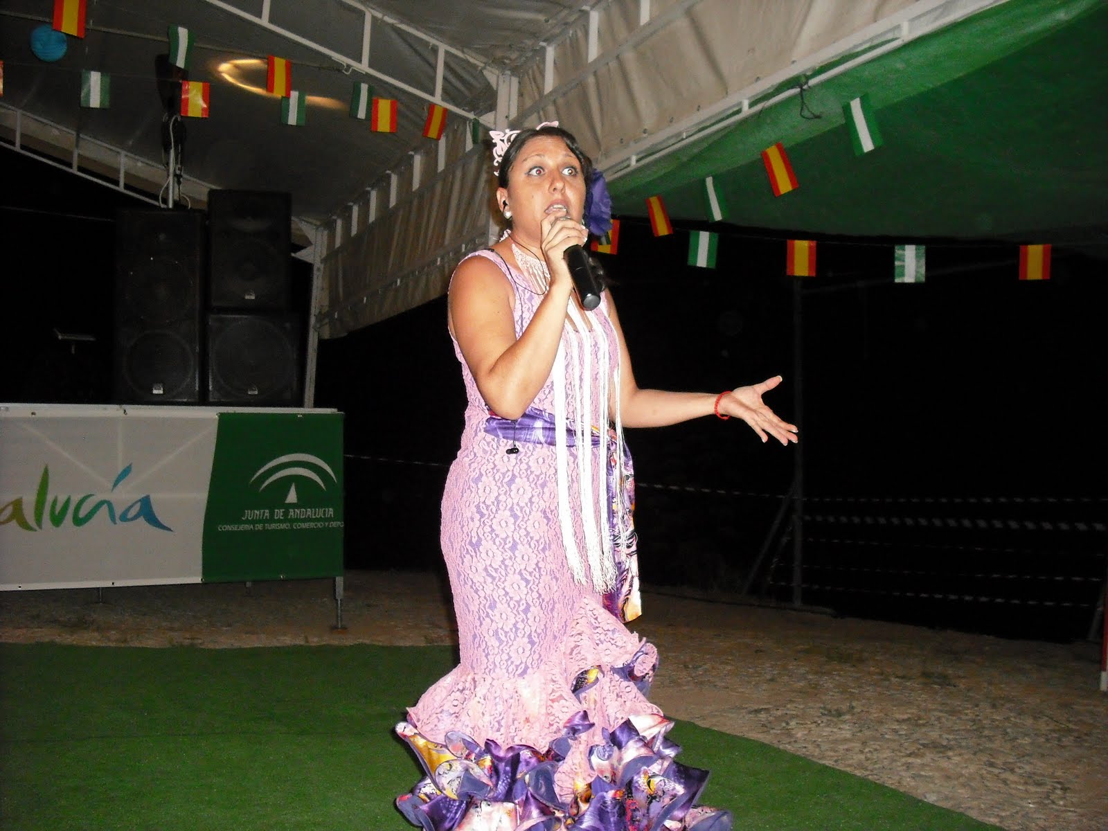 Nacimiento de Guaro - La Laguna: Actuación Inma García.