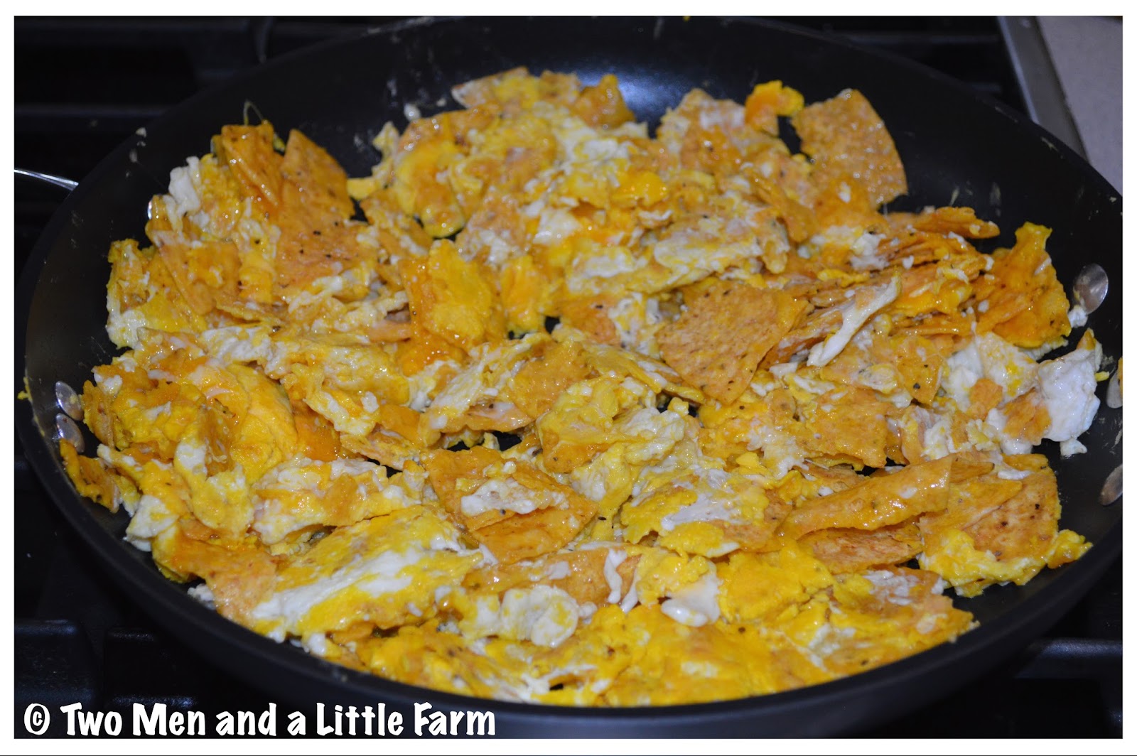 Two Men and a Little Farm EGG AND CHEESE MIGAS RECIPE