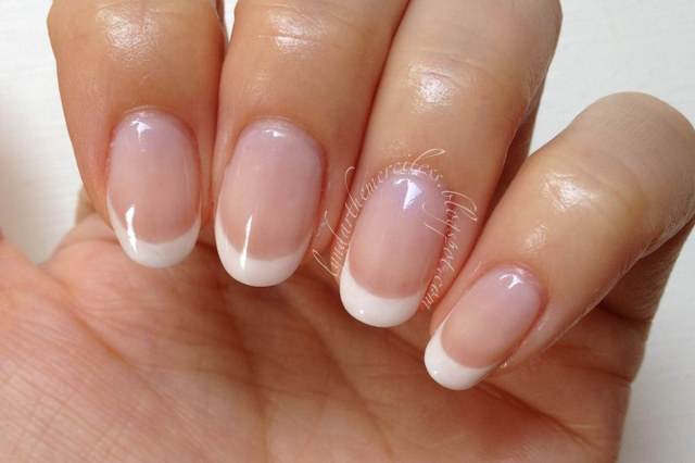 4. "Consider a French manicure for a classic and elongating look on short toenails" - wide 1