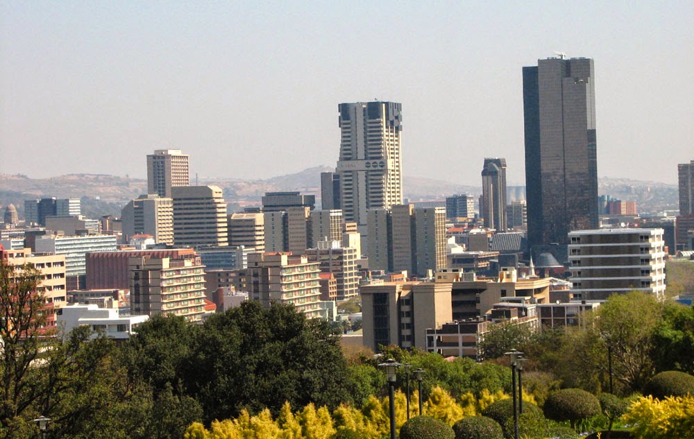 Pretoria, city in the south africa.