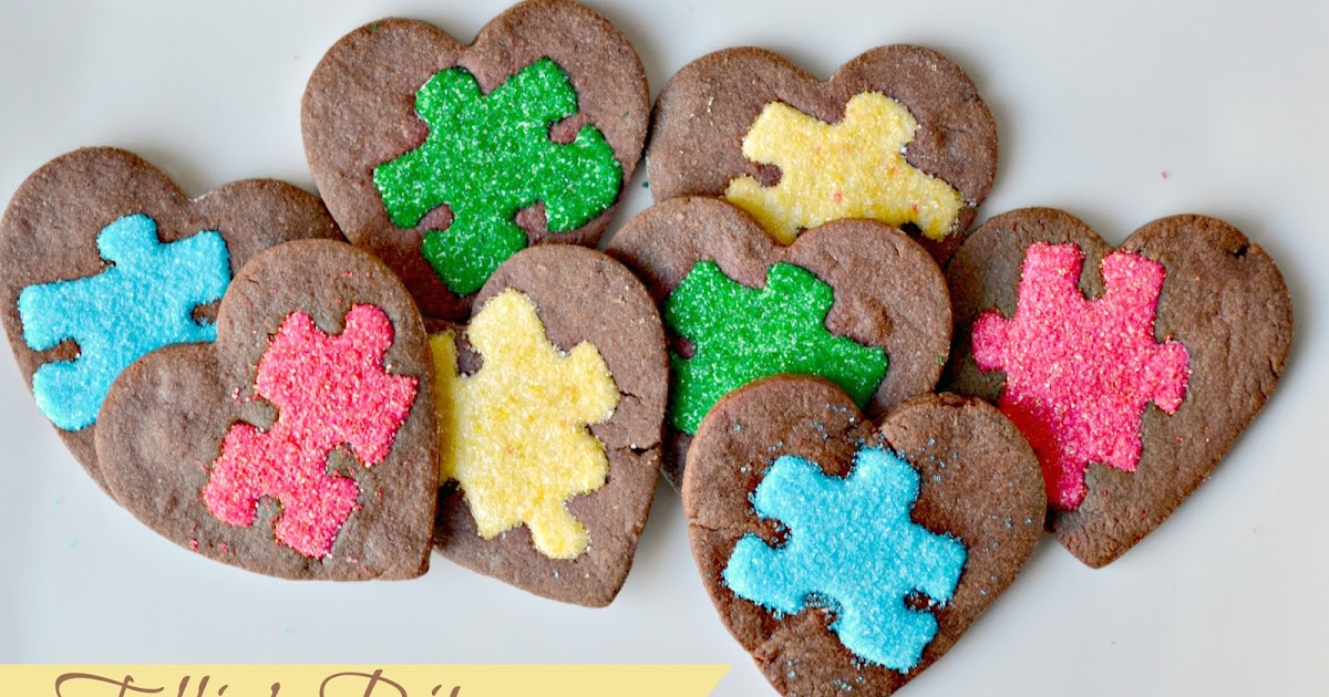The Cookie Puzzle Making A Puzzle Imprint On A Cookie by Ellie's Bites