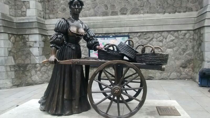 Escultura de Molly Malone en Dublín (Irlanda) (@mibaulviajero)
